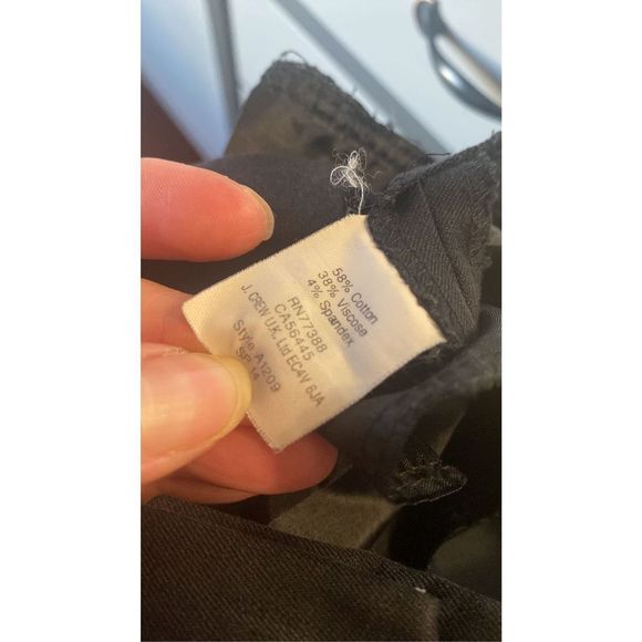 J.Crew Favorite Fit Black trouser pants A1209 woman’s 2 - Picture 5 of 6